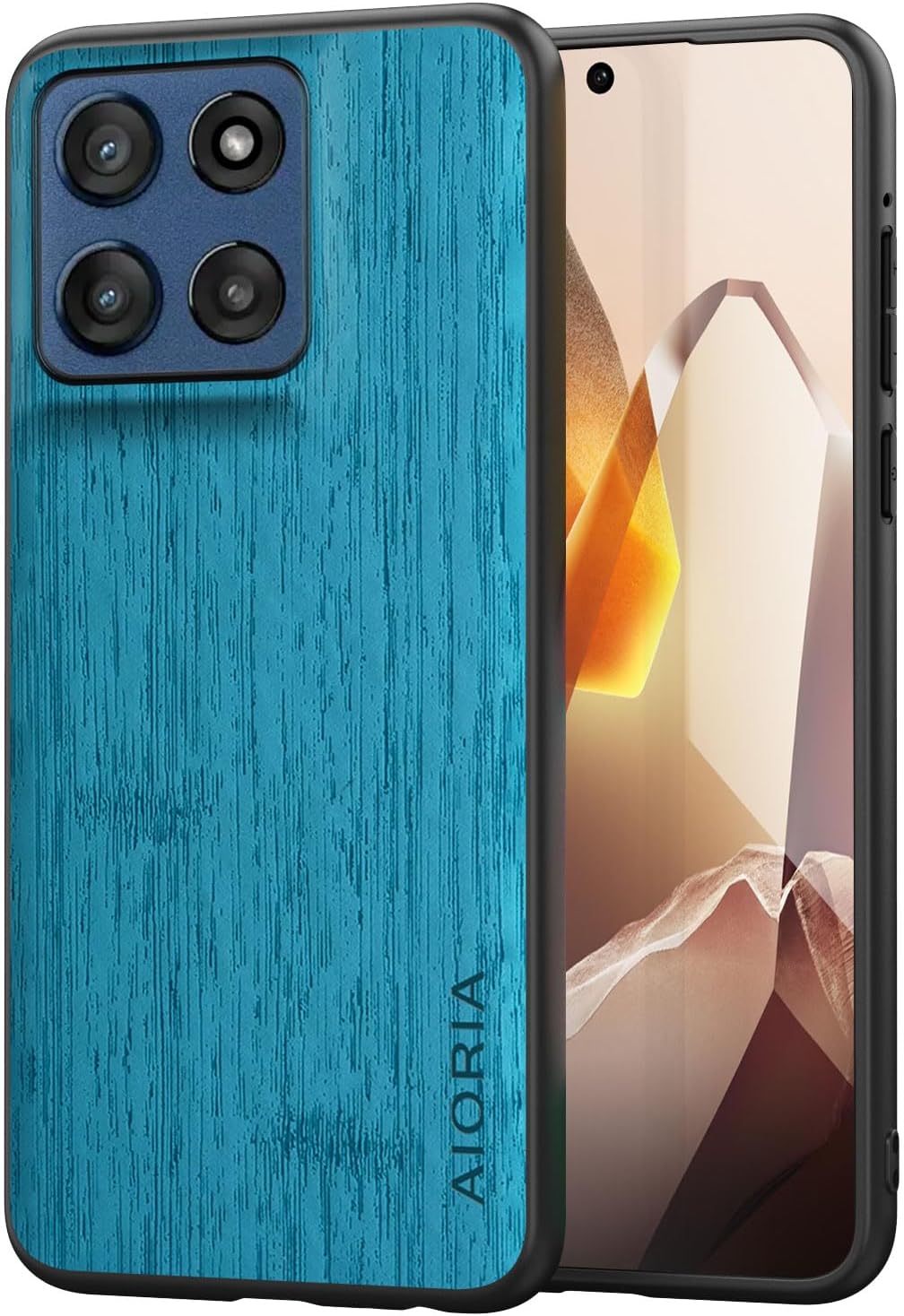 Case for Motorola Moto G Play Power Stylus 2025 Imitation Bamboo Pattern PU Leather Design Phone Case Protective Cover