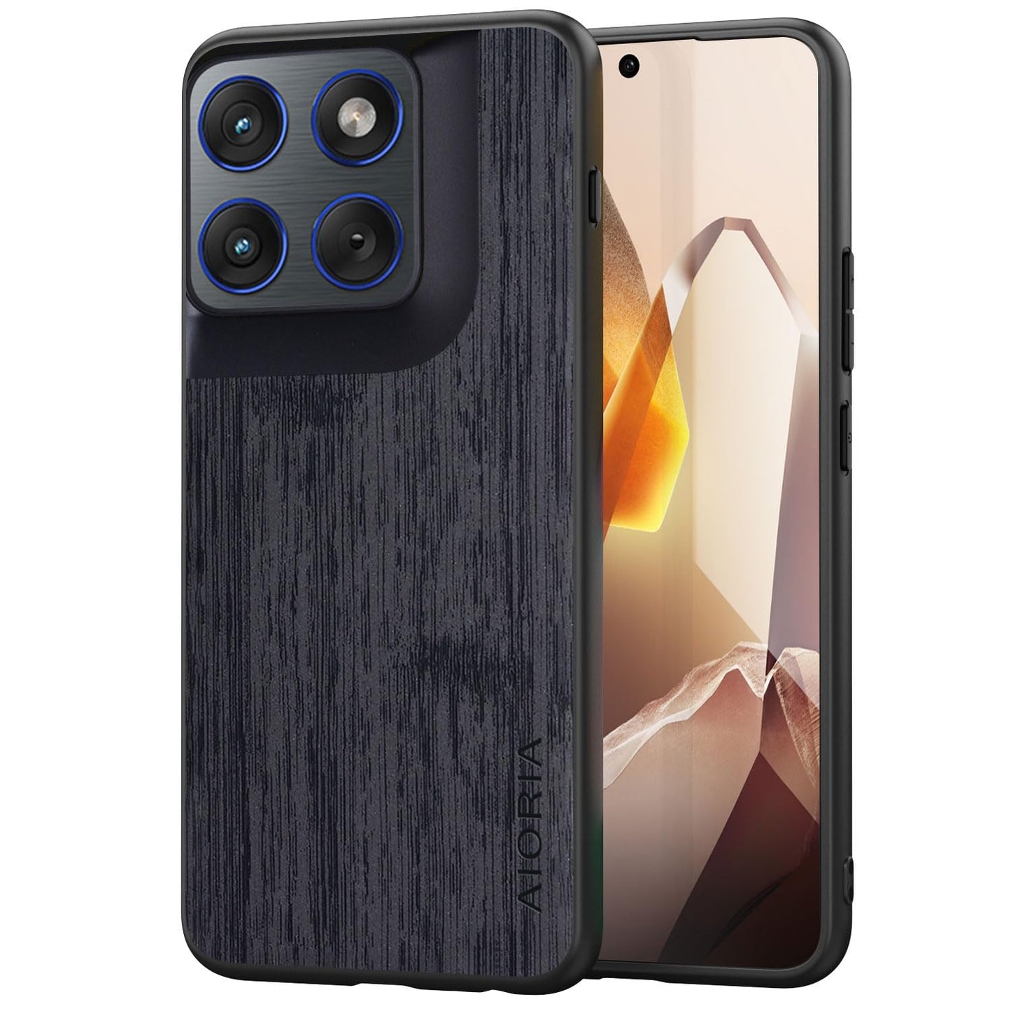 Case for Motorola Moto G Play Power Stylus 2025 Imitation Bamboo Pattern PU Leather Design Phone Case Protective Cover