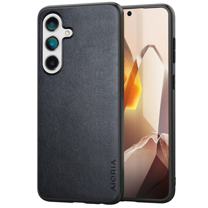 for Samsung Galaxy S25 Plus Case Simple Classic Design Durable Premium PU Leather Phone Case (Brown, for Samsung Galaxy S25 Plus)
