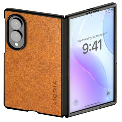 AIORIA for Samsung Galaxy Z Fold 8 Ultra Case Premium Leather Cover Retro Design Full Protective Case