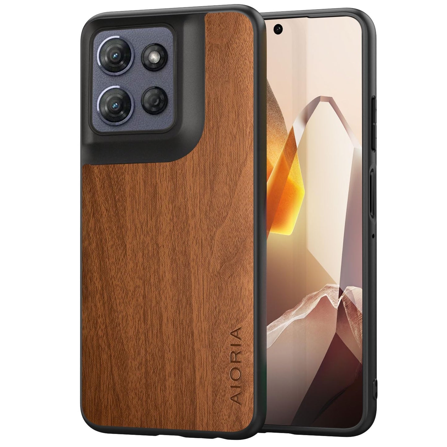 Case for Motorola Moto G 2025 5G funda Bamboo Wood Pattern PU Leather Back Cover for Moto g 2025 case (Blue, Moto G 2025)
