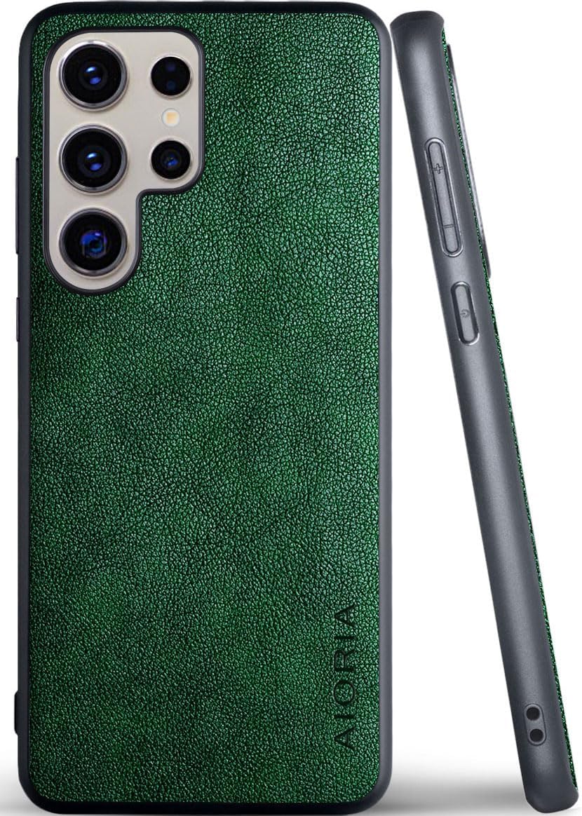 for Samsung Galaxy S Series Case Premium Leather Cover Retro Design Full Protective Phone Case for Samsung Galaxy S25 Ultra Edge FE Plus S24 FE5G