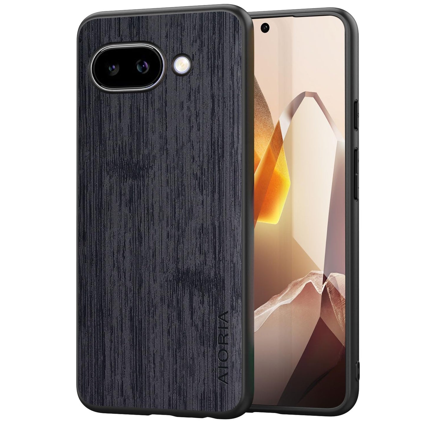 Case for Google Pixel 9 9A Imitation Bamboo Pattern PU Leather Design Phone Case Protective Cover