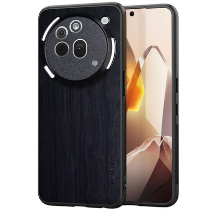 Case for Nothing Phone 3 5G funda Bamboo Wood Pattern PU Leather Back Cover for phone3 case (Yellow, Nothing Phone 3)