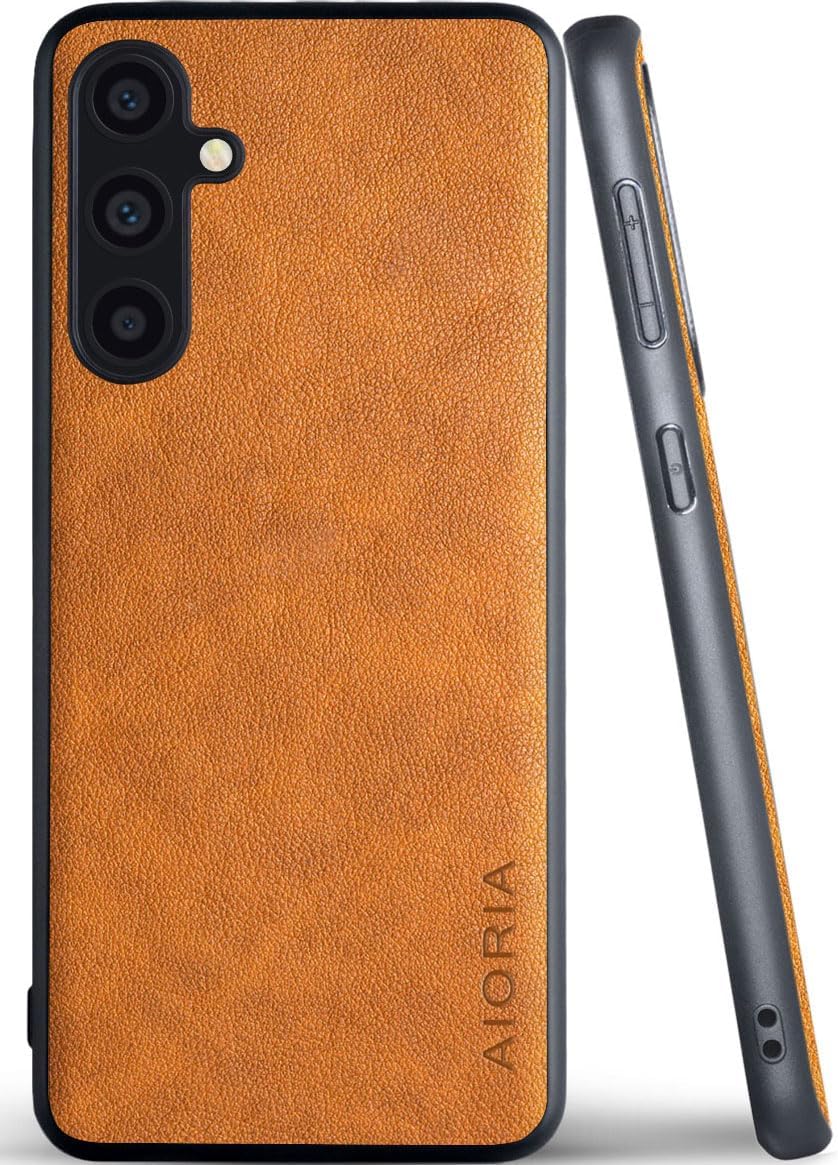 for Samsung Galaxy A Series Case A17 A56 A36 A26 A16 A55 A35 A25 A15 Premium Leather Cover Retro Design Full Protective Phone Case for Samsung Galaxy A26 5G (Red, A26)