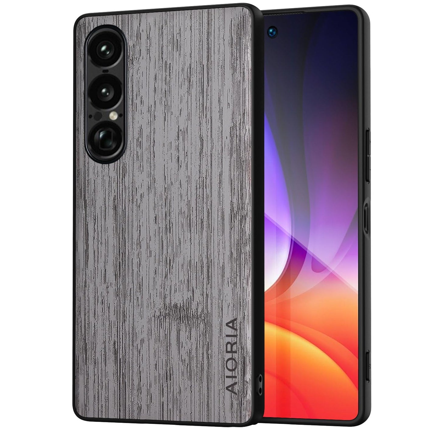 Case for Sony Xperia 1 VII III Imitation Bamboo Pattern PU Leather Design Phone Case Protective Cover