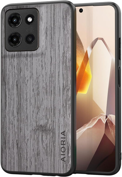 Case for Motorola Moto G Play Power Stylus 2025 Imitation Bamboo Pattern PU Leather Design Phone Case Protective Cover