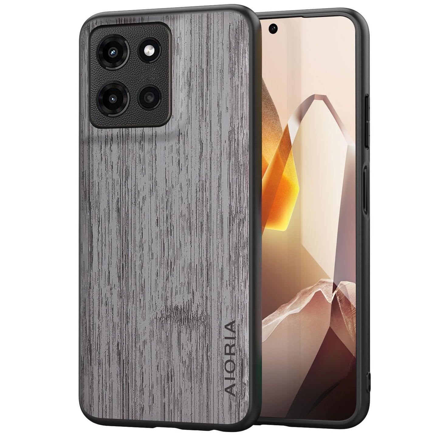 Case for Motorola Moto G Play Power Stylus 2025 Imitation Bamboo Pattern PU Leather Design Phone Case Protective Cover