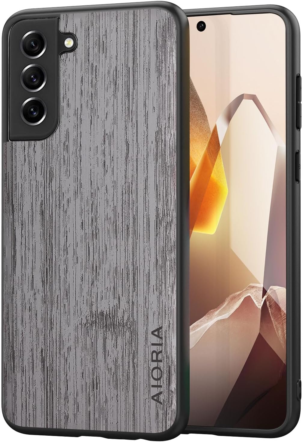 Case for Samsung Galaxy S24 FE 23 FE 21 FE Imitation Bamboo Pattern PU Leather Design Phone Case Protective Cover