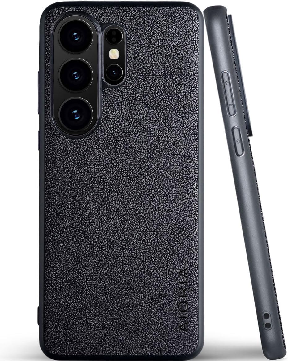 for Samsung Galaxy S26 Series Case Premium Leather Cover Retro Design Full Protective Phone Case