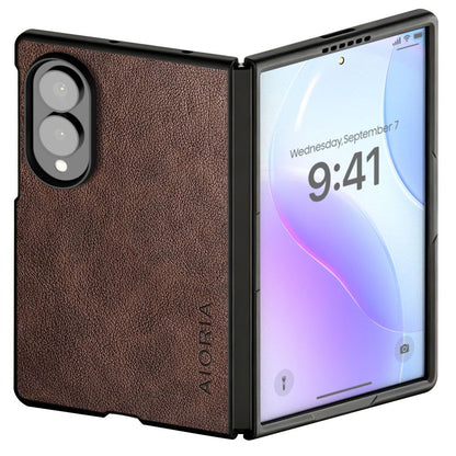 AIORIA for Samsung Galaxy Z Fold 8 Ultra Case Premium Leather Cover Retro Design Full Protective Case