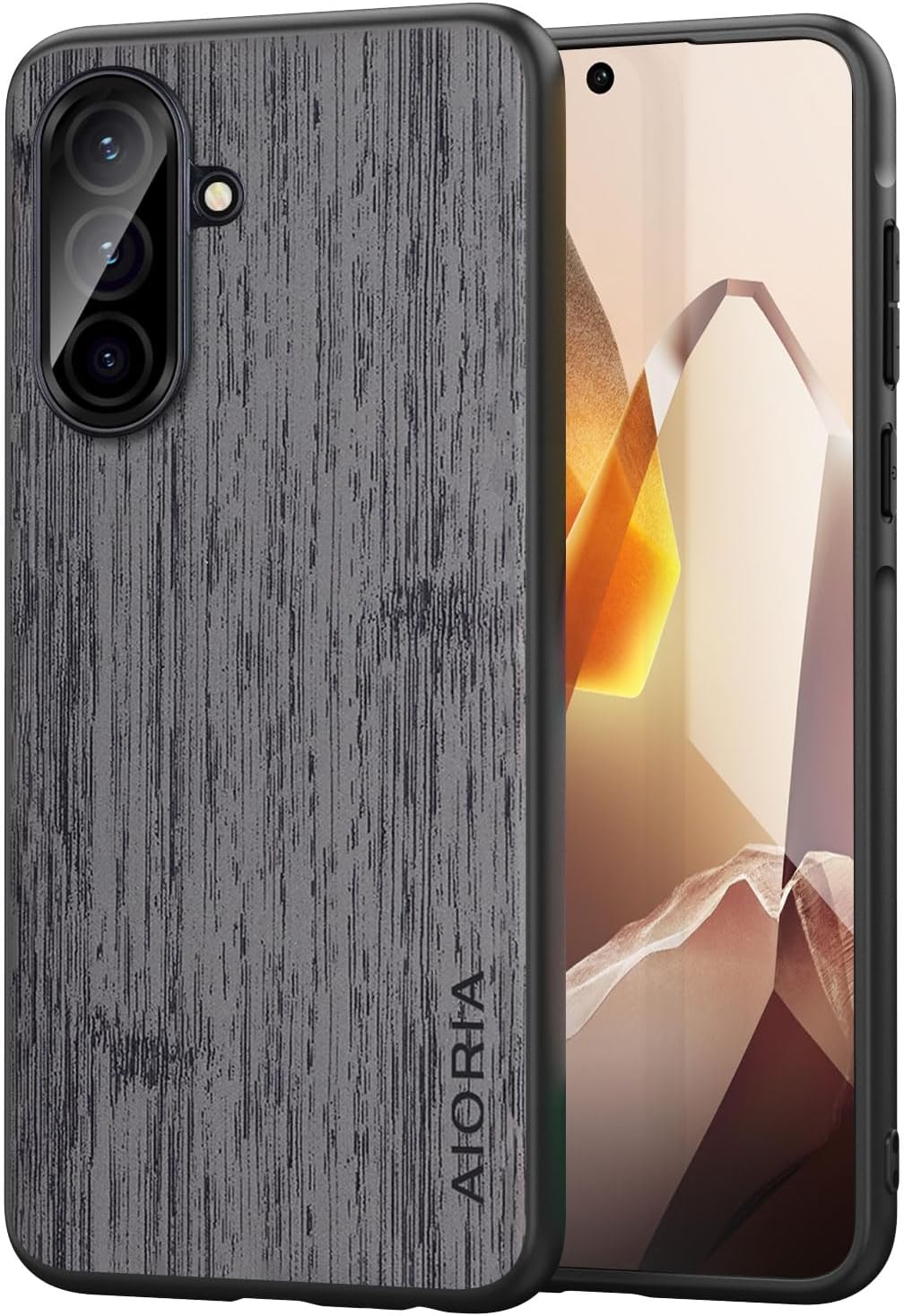 case for Samsung Galaxy A37 A57 Imitation Bamboo Pattern PU Leather Design Phone Case Protective Cover
