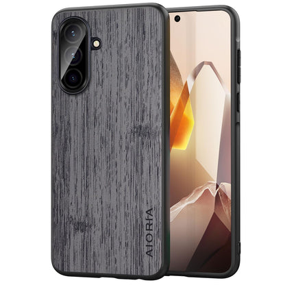 case for Samsung Galaxy A37 A57 Imitation Bamboo Pattern PU Leather Design Phone Case Protective Cover