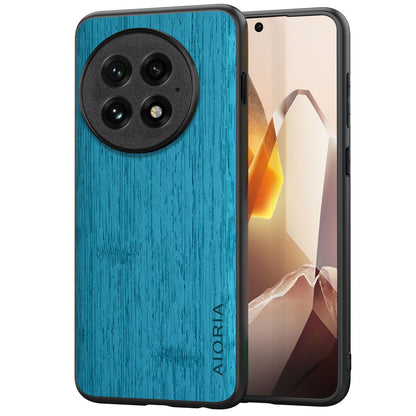 Case for Oneplus 13 13R Imitation Bamboo Pattern PU Leather Design Phone Case Protective Cover