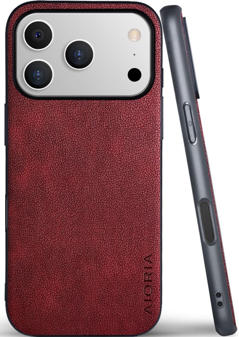 for iPhone Case Premium PU Leather Cover Retro Design Full Protective Phone Case for iPhone 17 16 Pro Max Plus 16e 5G