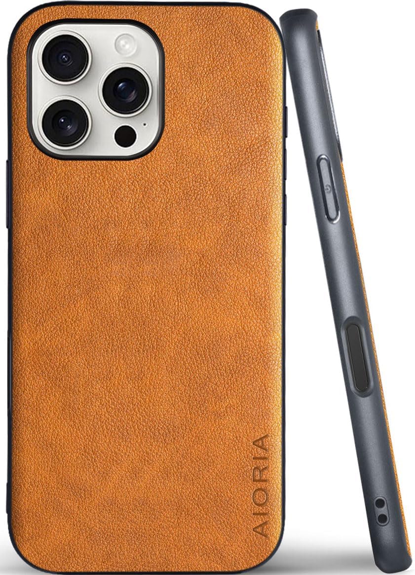 for iPhone Case Premium PU Leather Cover Retro Design Full Protective Phone Case for iPhone 17 16 Pro Max Plus 16e 5G