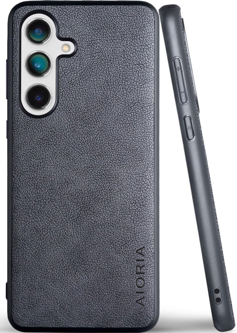 for Samsung Galaxy S Series Case Premium Leather Cover Retro Design Full Protective Phone Case for Samsung Galaxy S25 Ultra Edge FE Plus S24 FE5G