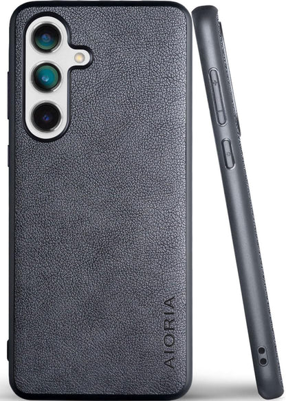 for Samsung Galaxy S Series Case Premium Leather Cover Retro Design Full Protective Phone Case for Samsung Galaxy S25 Ultra Edge FE Plus S24 FE5G