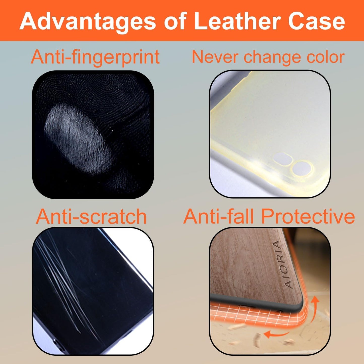 Case for iPhone 17 Pro 5G funda Bamboo Wood Pattern PU Leather Back Cover for iphone17 pro case (White, iPhone 17 Pro)