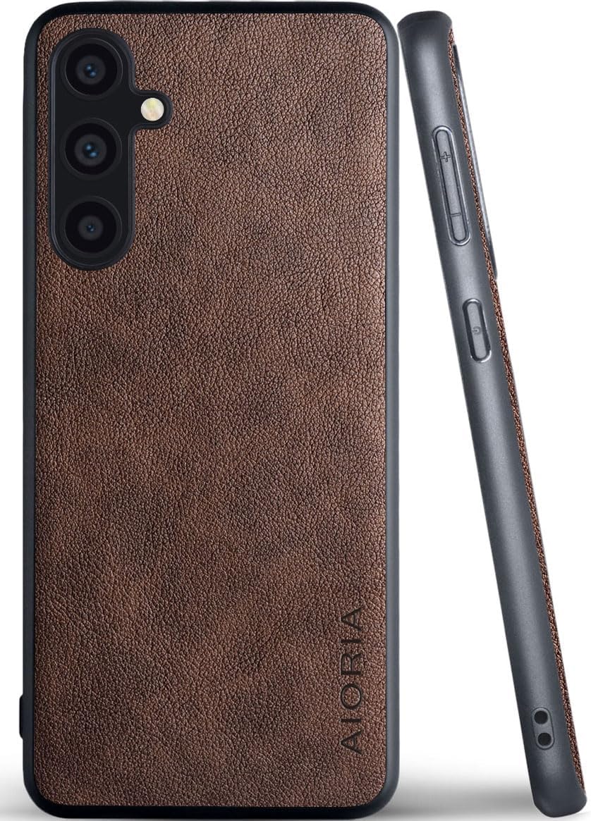 for Samsung Galaxy A Series Case A17 A56 A36 A26 A16 A55 A35 A25 A15 Premium Leather Cover Retro Design Full Protective Phone Case for Samsung Galaxy A26 5G (Red, A26)