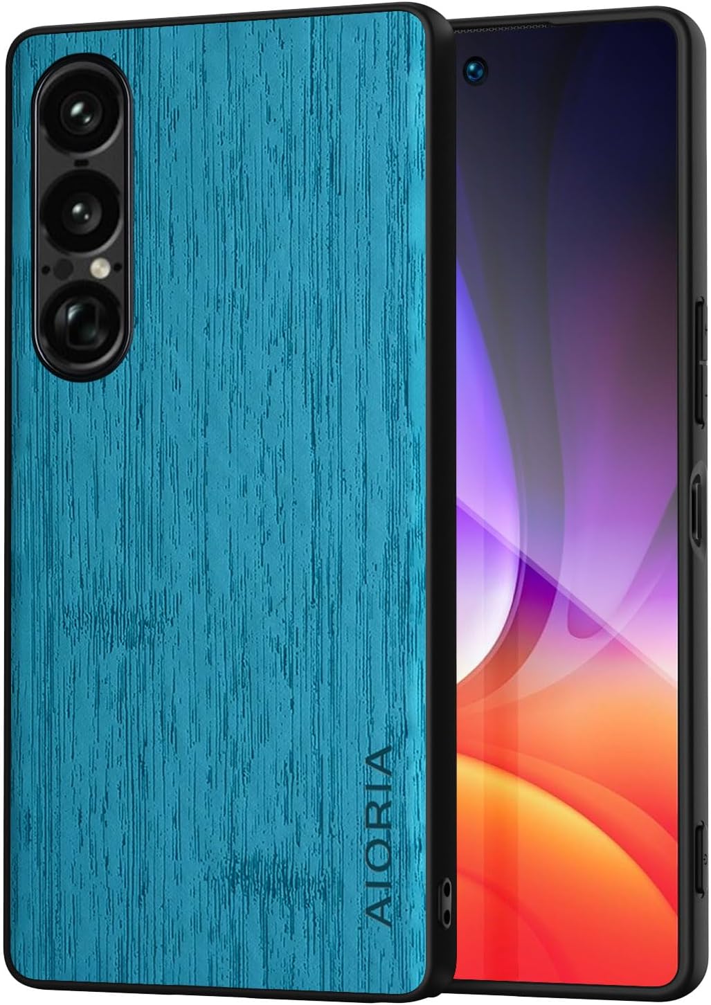 Case for Sony Xperia 1 VII III Imitation Bamboo Pattern PU Leather Design Phone Case Protective Cover