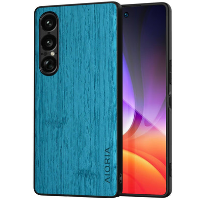 Case for Sony Xperia 1 VII III Imitation Bamboo Pattern PU Leather Design Phone Case Protective Cover