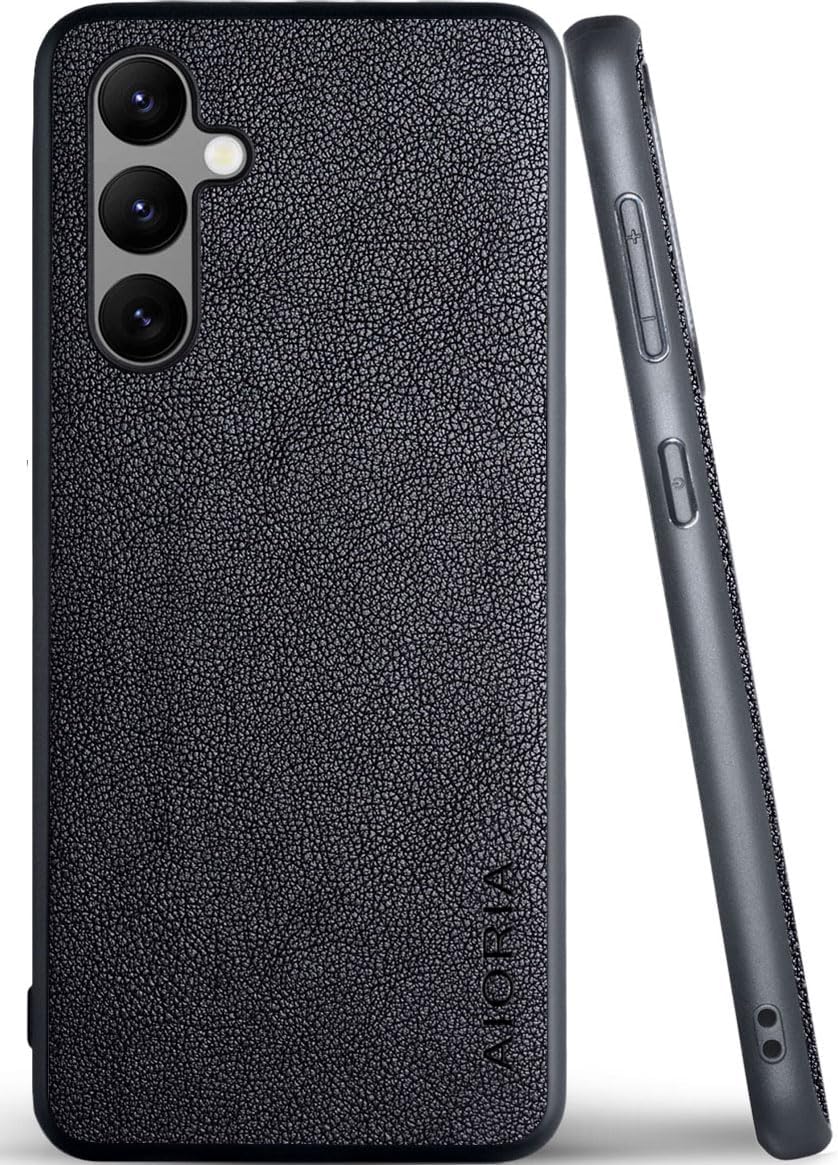 for Samsung Galaxy A Series Case A17 A56 A36 A26 A16 A55 A35 A25 A15 Premium Leather Cover Retro Design Full Protective Phone Case for Samsung Galaxy A26 5G (Red, A26)