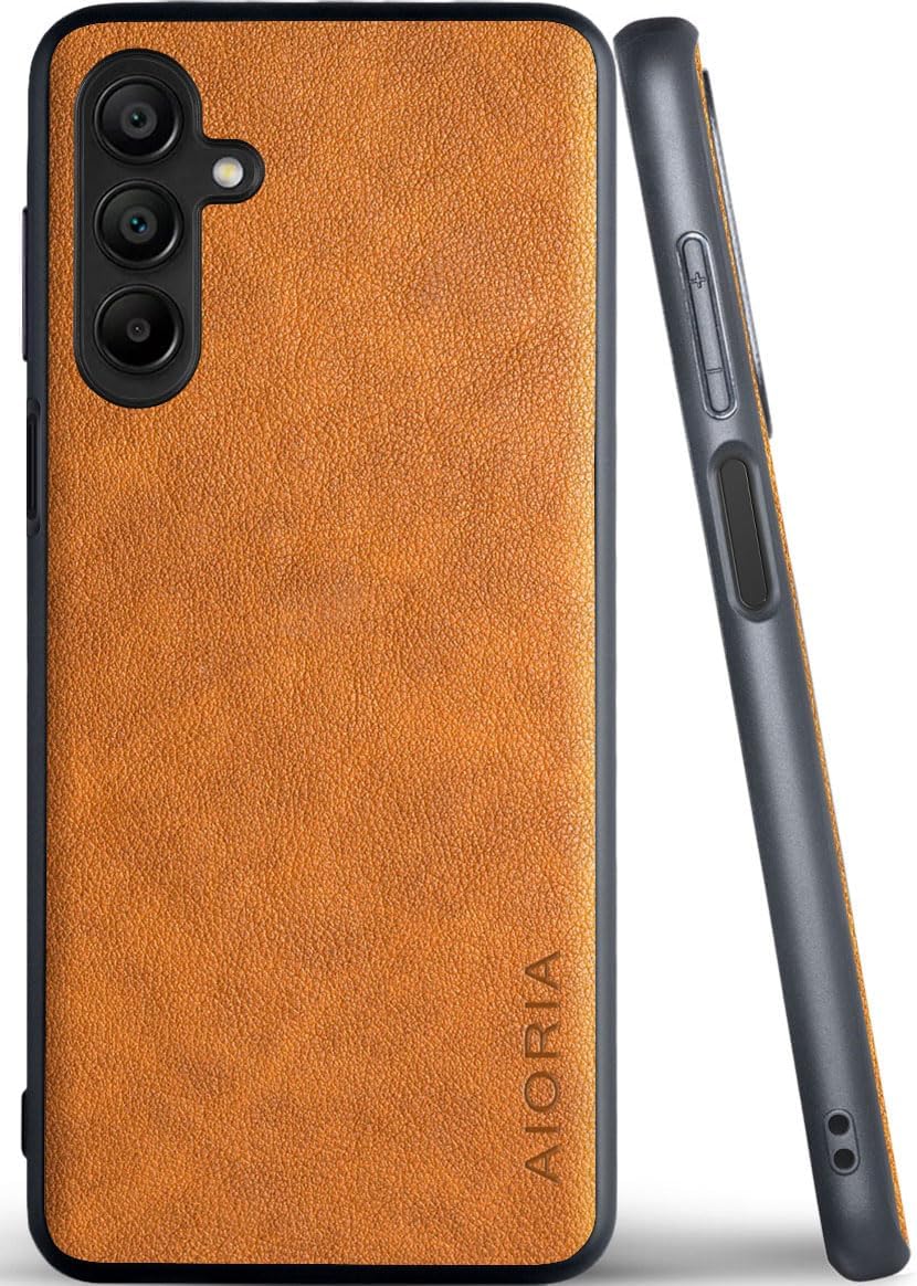 for Samsung Galaxy A Series Case A17 A56 A36 A26 A16 A55 A35 A25 A15 Premium Leather Cover Retro Design Full Protective Phone Case for Samsung Galaxy A26 5G (Red, A26)