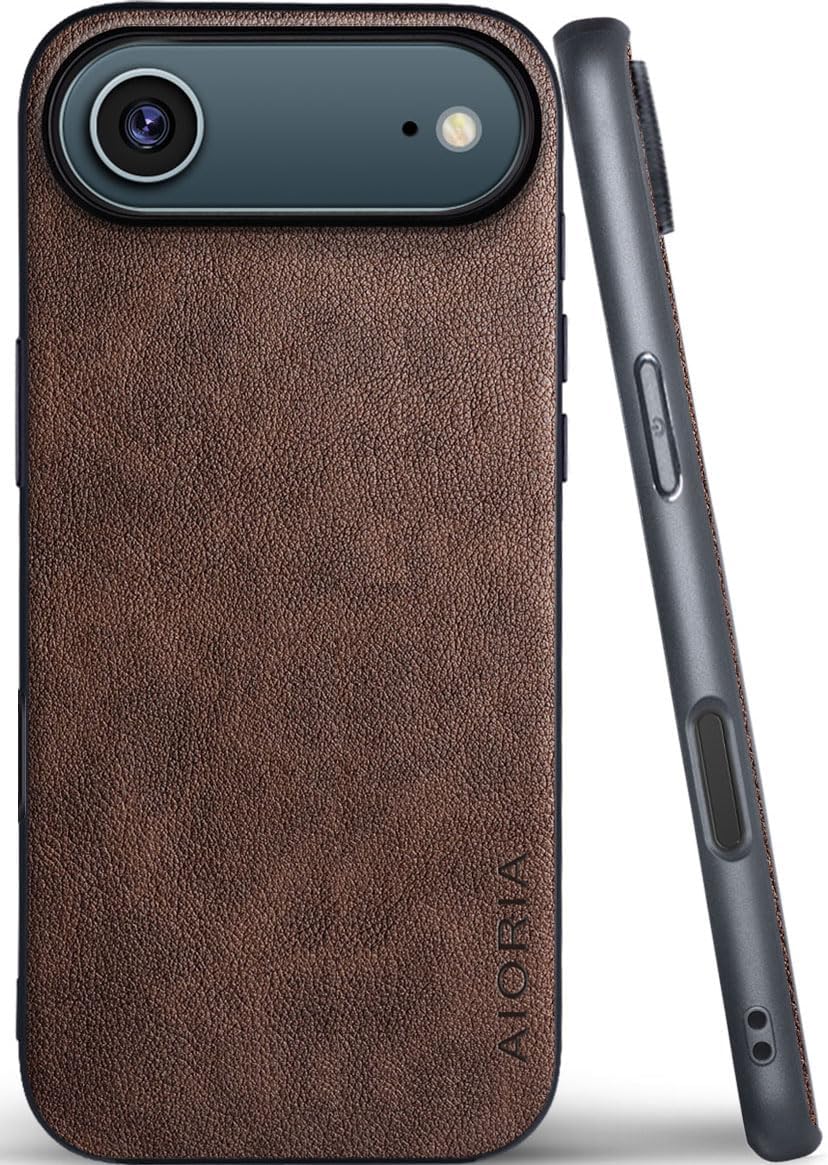 for iPhone Case Premium PU Leather Cover Retro Design Full Protective Phone Case for iPhone 17 16 Pro Max Plus 16e 5G