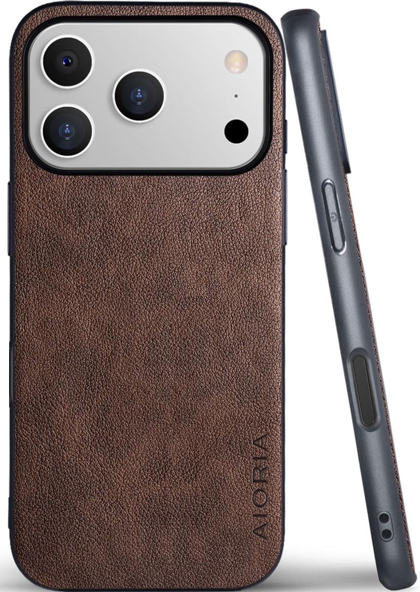 for iPhone Case Premium PU Leather Cover Retro Design Full Protective Phone Case for iPhone 17 16 Pro Max Plus 16e 5G