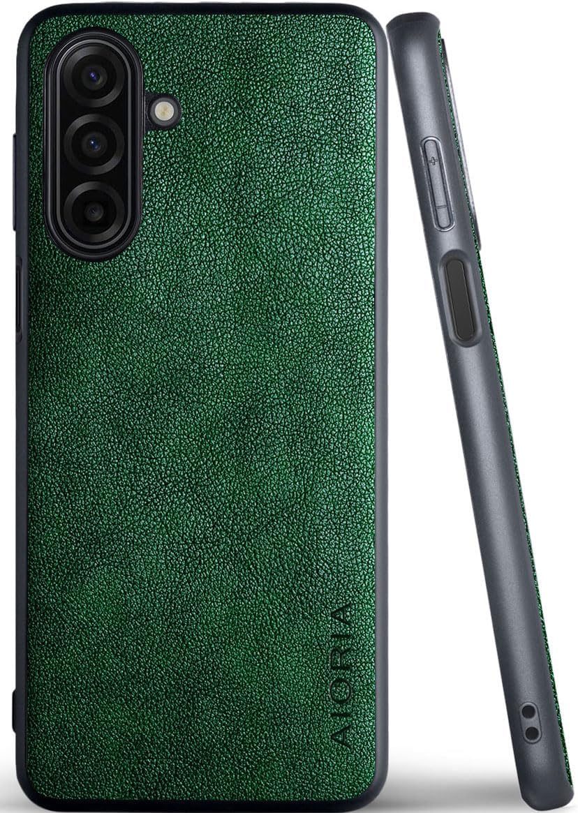 for Samsung Galaxy A Series Case A17 A56 A36 A26 A16 A55 A35 A25 A15 Premium Leather Cover Retro Design Full Protective Phone Case for Samsung Galaxy A26 5G (Red, A26)