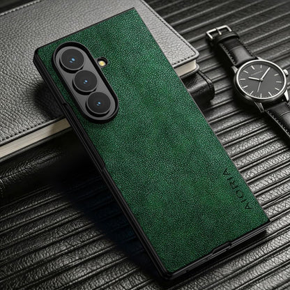 AIORIA for Samsung Galaxy Z Fold 8 Ultra Case Premium Leather Cover Retro Design Full Protective Case