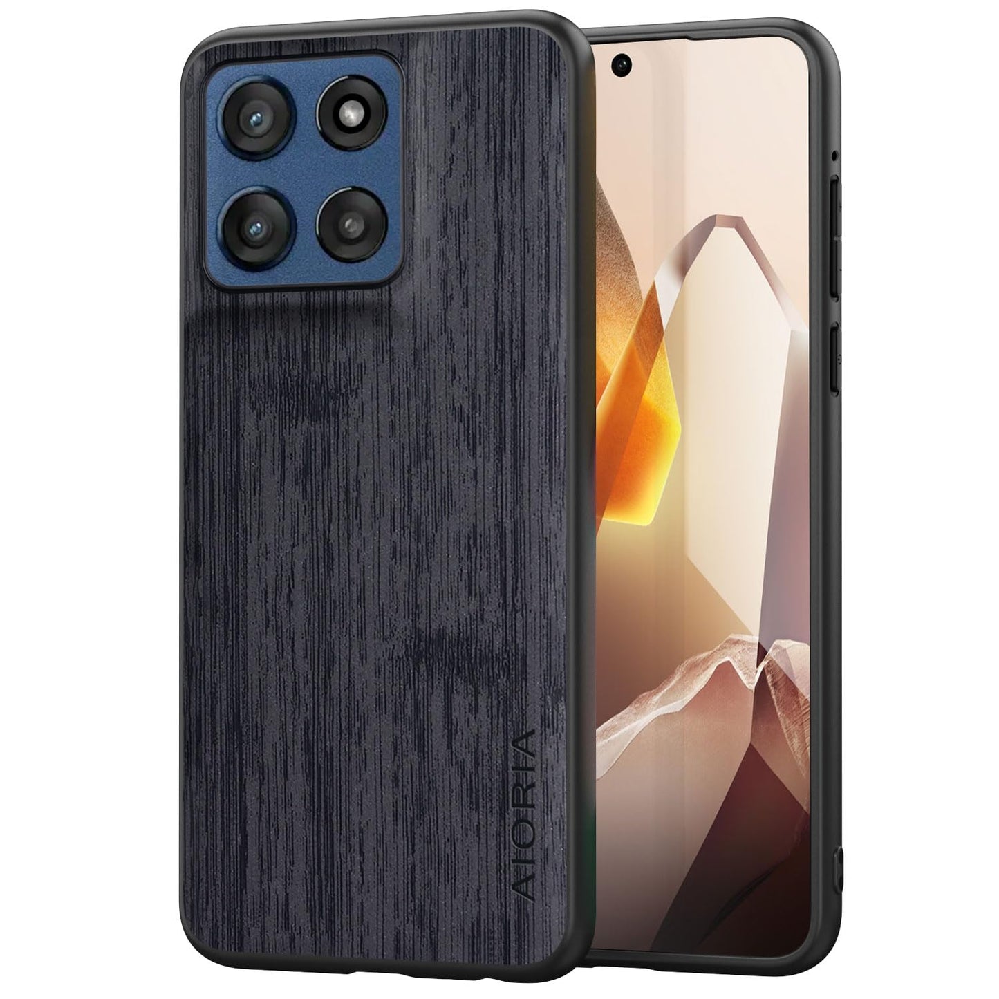 Case for Motorola Moto G Play Power Stylus 2025 Imitation Bamboo Pattern PU Leather Design Phone Case Protective Cover