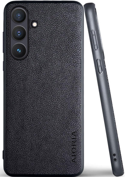 for Samsung Galaxy S Series Case Premium Leather Cover Retro Design Full Protective Phone Case for Samsung Galaxy S25 Ultra Edge FE Plus S24 FE5G