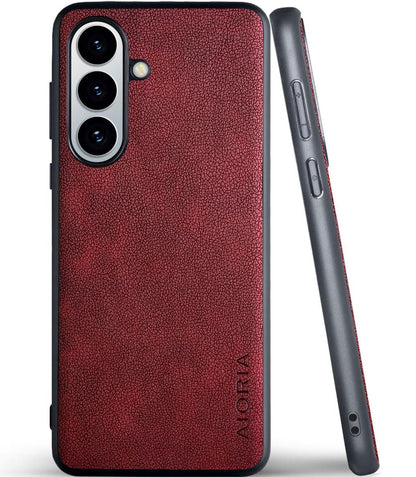 for Samsung Galaxy S26 Series Case Premium Leather Cover Retro Design Full Protective Phone Case