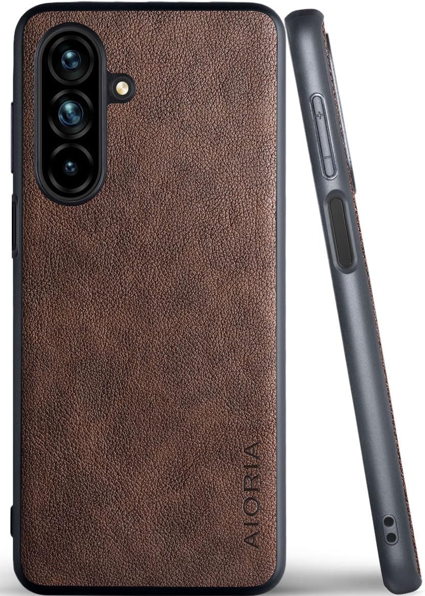 for Samsung Galaxy A Series Case A17 A56 A36 A26 A16 A55 A35 A25 A15 Premium Leather Cover Retro Design Full Protective Phone Case for Samsung Galaxy A26 5G (Red, A26)