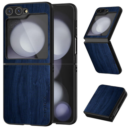 Case for Samsung Galaxy Z Flip 7 5G funda Bamboo Wood Pattern PU Leather Back Cover for Samsung Galaxy z flip7 zflip7 case (White, Galaxy Z Flip 7)