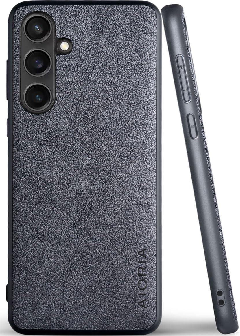 for Samsung Galaxy S Series Case Premium Leather Cover Retro Design Full Protective Phone Case for Samsung Galaxy S25 Ultra Edge FE Plus S24 FE5G