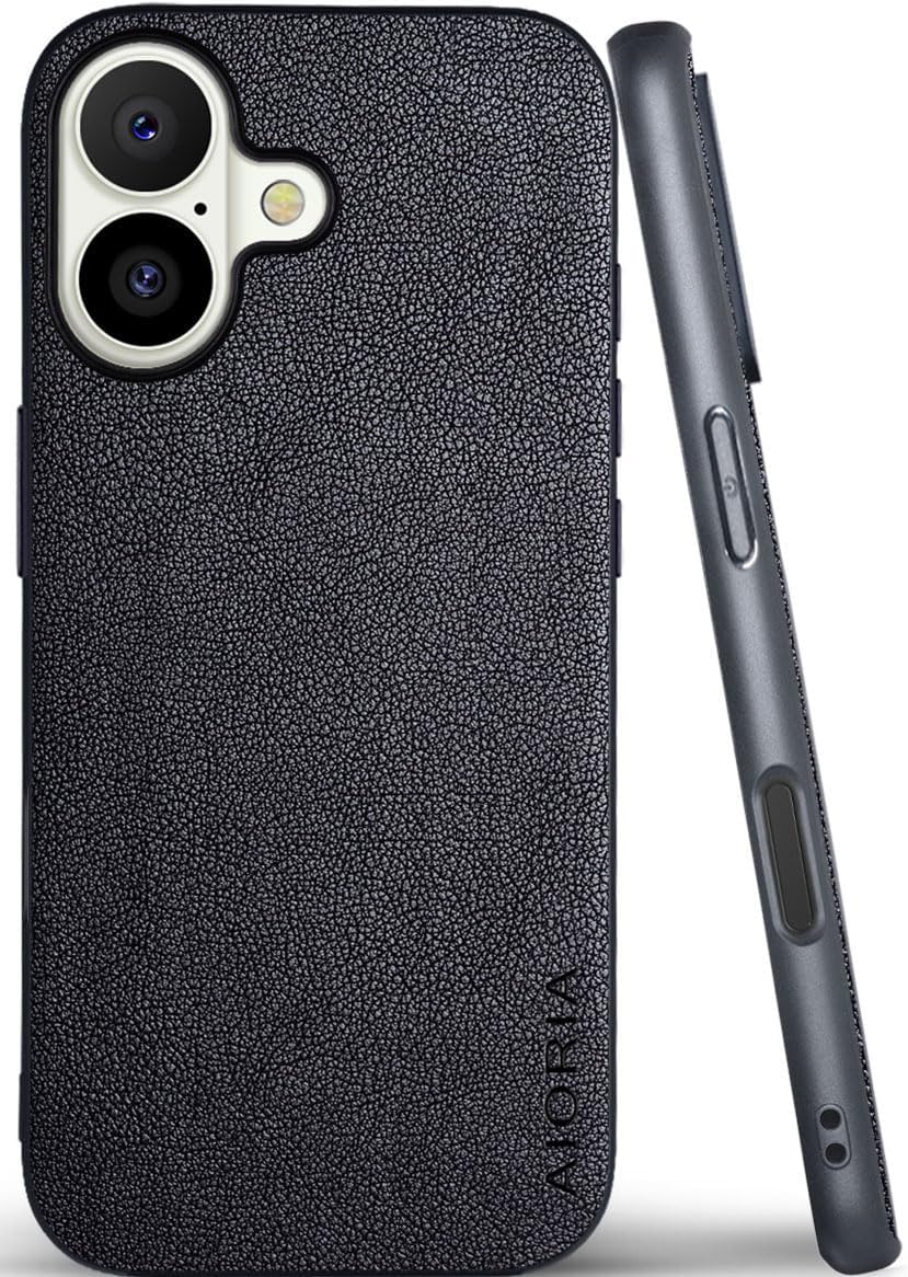 for iPhone Case Premium PU Leather Cover Retro Design Full Protective Phone Case for iPhone 17 16 Pro Max Plus 16e 5G