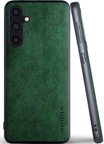 for Samsung Galaxy A Series Case A17 A56 A36 A26 A16 A55 A35 A25 A15 Premium Leather Cover Retro Design Full Protective Phone Case for Samsung Galaxy A26 5G (Red, A26)