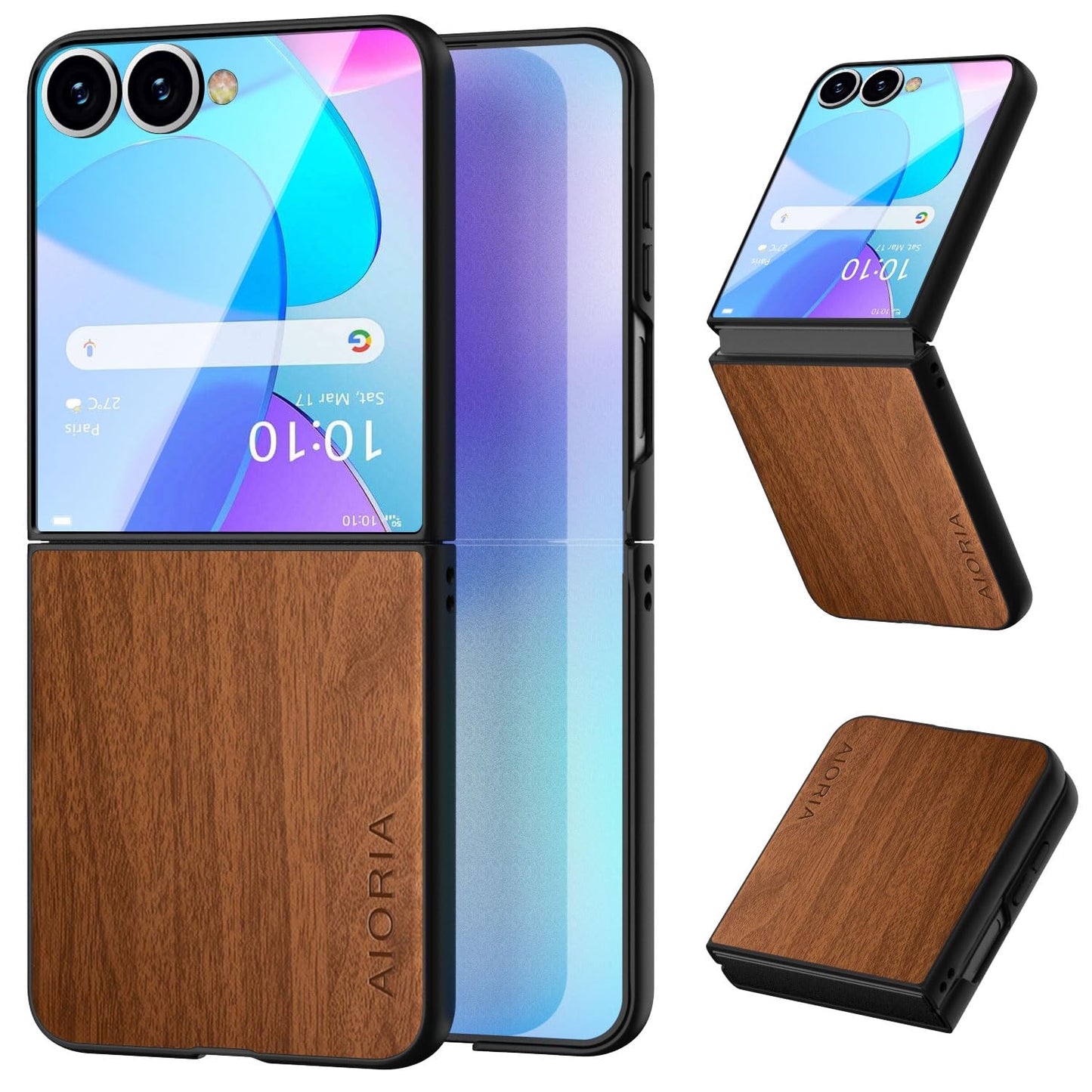 Case for Samsung Galaxy Z Flip 7 5G funda Bamboo Wood Pattern PU Leather Back Cover for Samsung Galaxy z flip7 zflip7 case (White, Galaxy Z Flip 7)