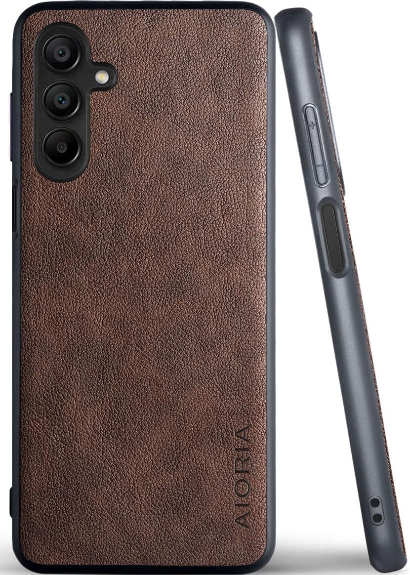 for Samsung Galaxy A Series Case A17 A56 A36 A26 A16 A55 A35 A25 A15 Premium Leather Cover Retro Design Full Protective Phone Case for Samsung Galaxy A26 5G (Red, A26)