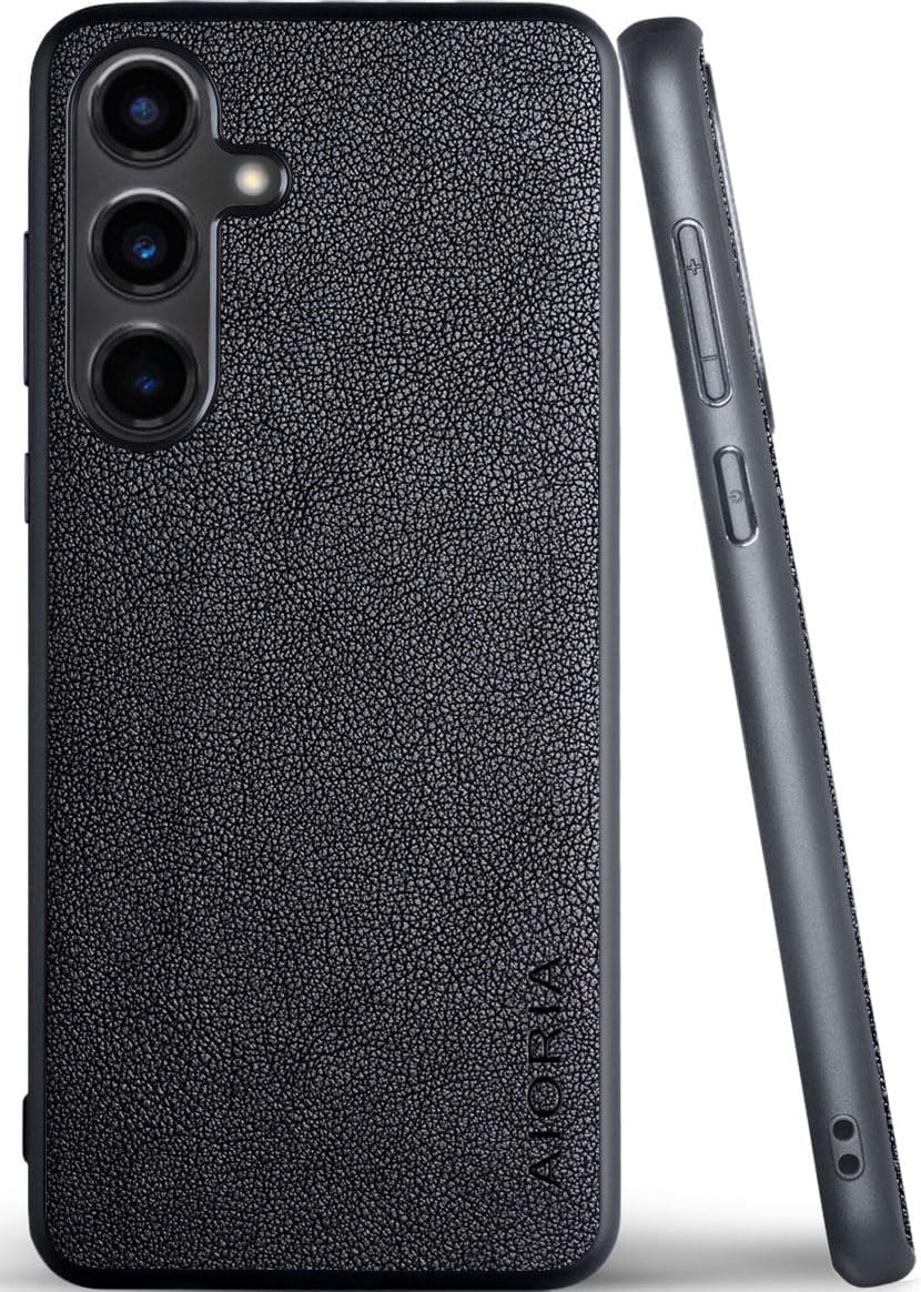 for Samsung Galaxy S Series Case Premium Leather Cover Retro Design Full Protective Phone Case for Samsung Galaxy S25 Ultra Edge FE Plus S24 FE5G
