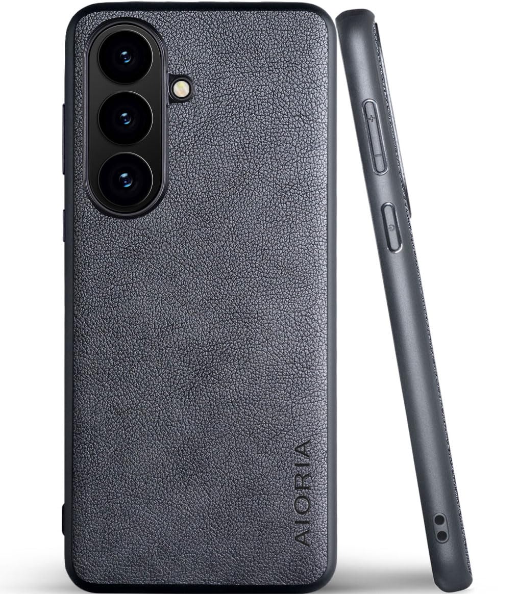 for Samsung Galaxy S26 Series Case Premium Leather Cover Retro Design Full Protective Phone Case