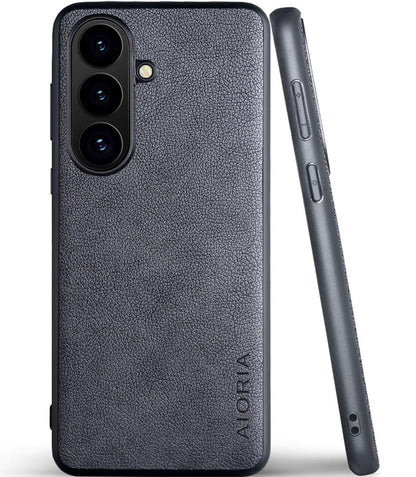 for Samsung Galaxy S26 Series Case Premium Leather Cover Retro Design Full Protective Phone Case