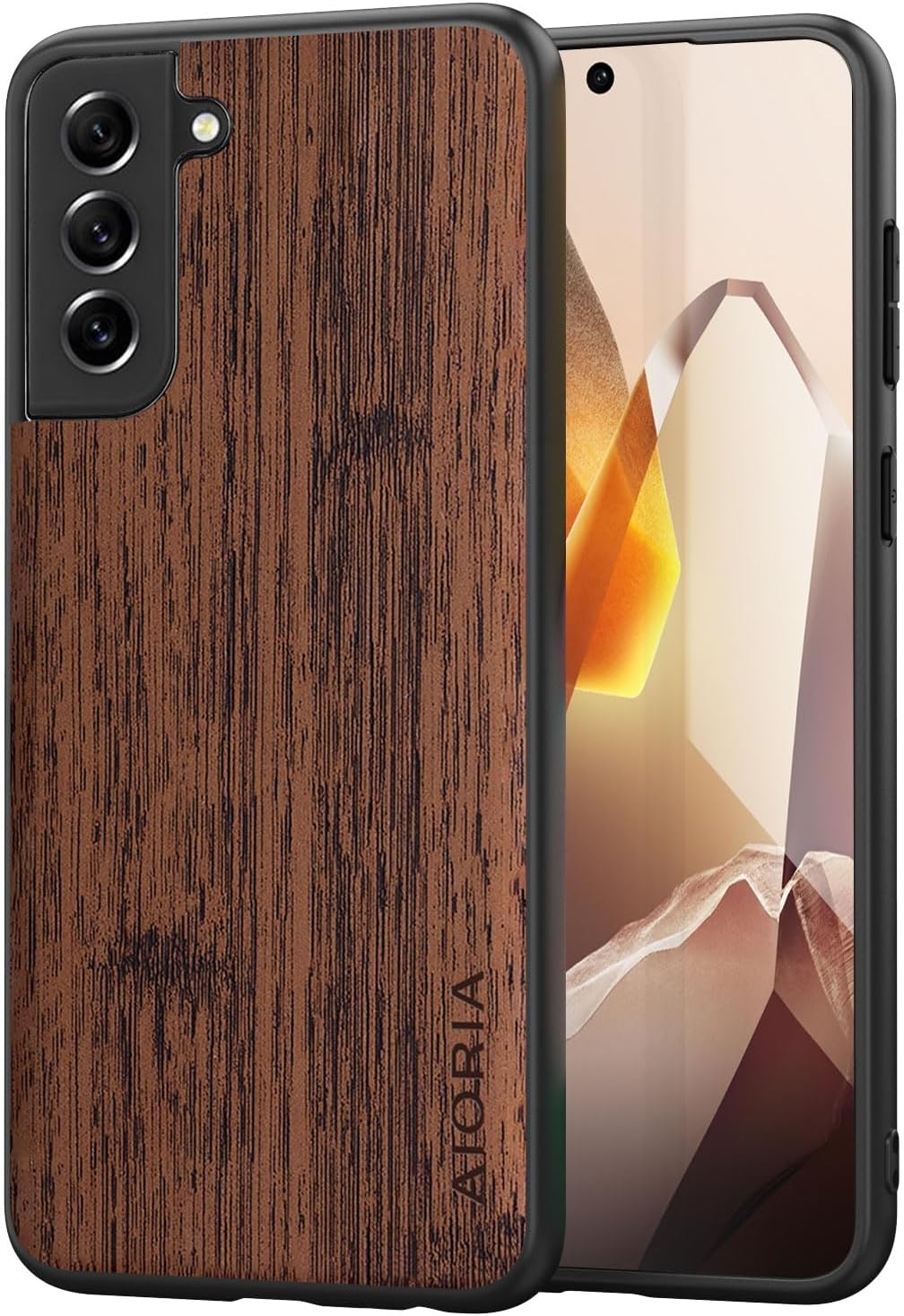 Case for Samsung Galaxy S24 FE 23 FE 21 FE Imitation Bamboo Pattern PU Leather Design Phone Case Protective Cover