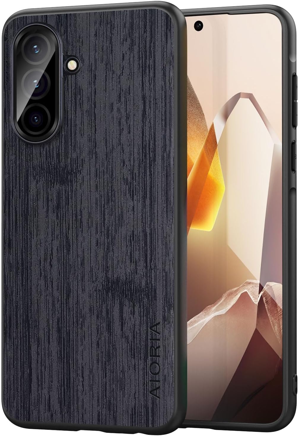 case for Samsung Galaxy A37 A57 Imitation Bamboo Pattern PU Leather Design Phone Case Protective Cover