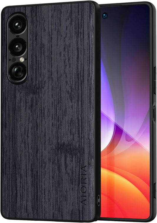 Case for Sony Xperia 1 VII III Imitation Bamboo Pattern PU Leather Design Phone Case Protective Cover