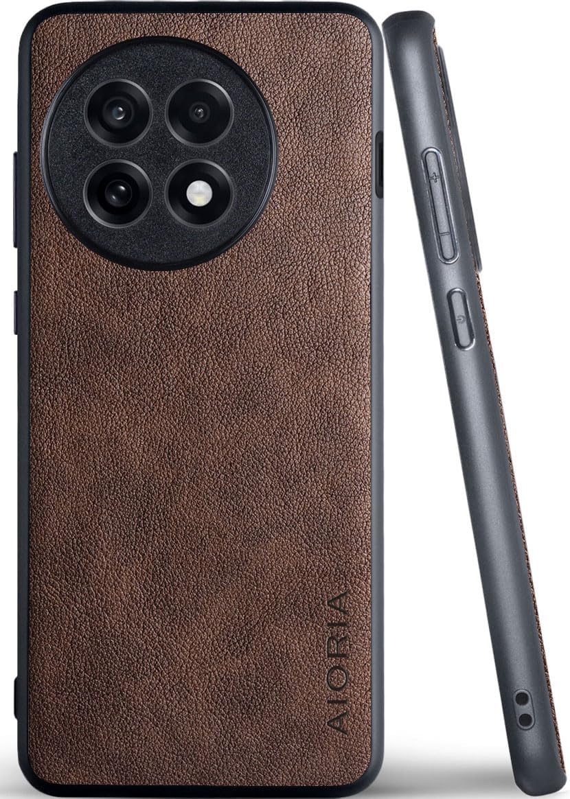 for Oneplus Case Premium PU Leather Cover Retro Design Full Protective Phone Case for Oneplus 15 15R 13 13R 12 12R 5G