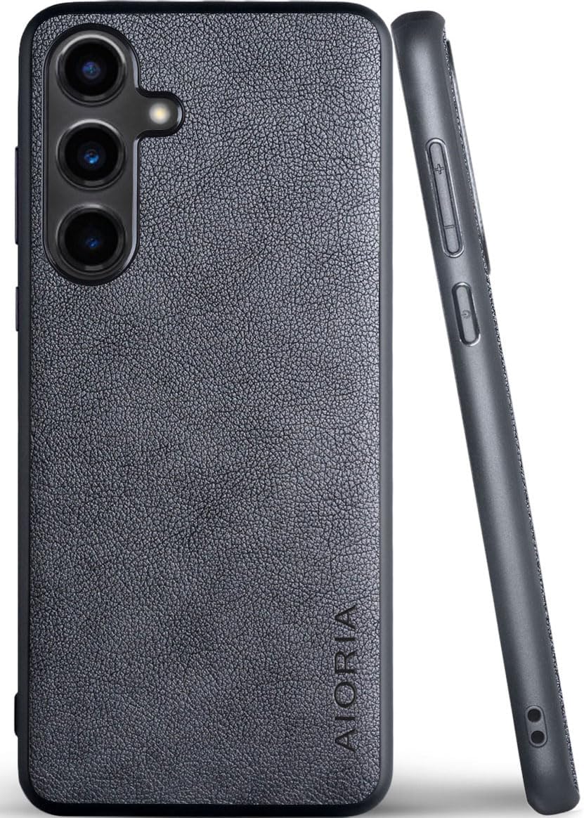 for Samsung Galaxy S Series Case Premium Leather Cover Retro Design Full Protective Phone Case for Samsung Galaxy S25 Ultra Edge FE Plus S24 FE5G